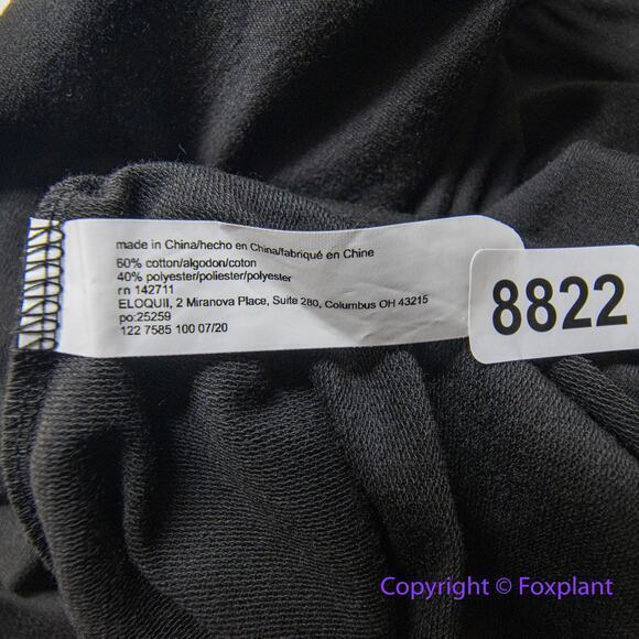 New! Eloquii strong shoulder sleeveless shift black dress, size 22/24 - Picture 12 of 13